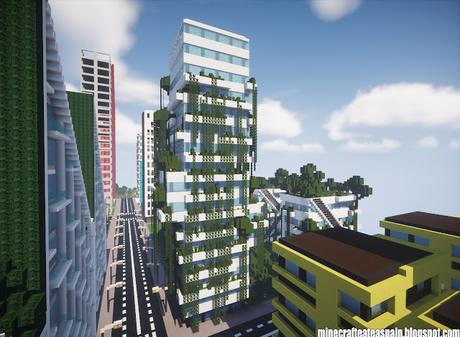 Construcciones inventada: Ciudad moderna construida en los directos de Amazon University Esports.