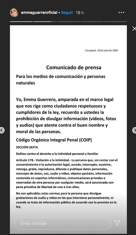 ¿Emma Guerrero demandará a José R. Barreto? Esto dijo  (VIDEOS) #Series #Bolivar #Netflix