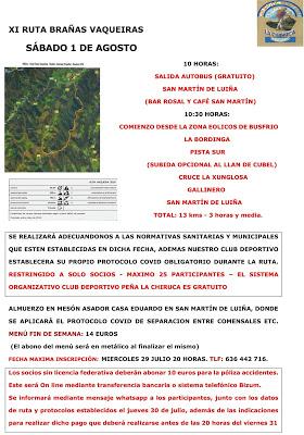 XI RUTA BRAÑAS VAQUEIRAS (Mercau vaqueiru) XI RUTA BRAÑAS VAQUEIRAS (Mercau vaqueiru)