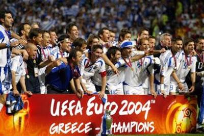 Grecia, triunfo contra pronóstico en 2004