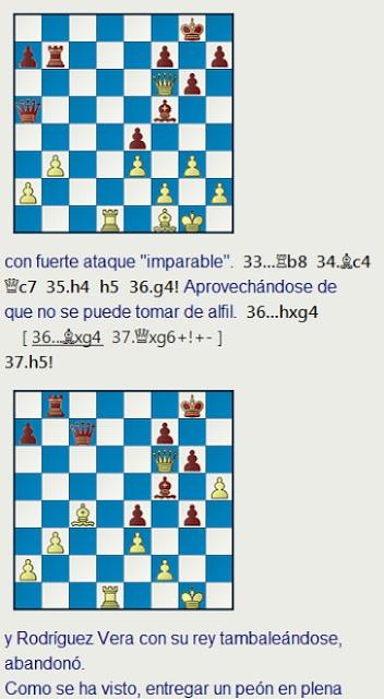 Una partida del Campeonato Regional Individual Canario de 1961