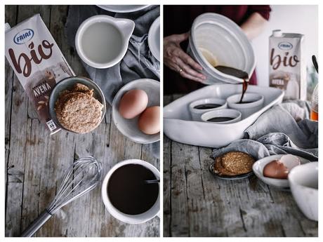 Flan de avena y café sin lactosa