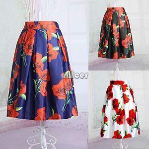 Elegantes Faldas De Talle Alto