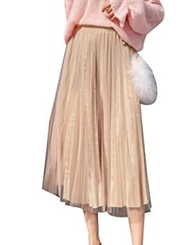 Elegantes Faldas De Talle Alto