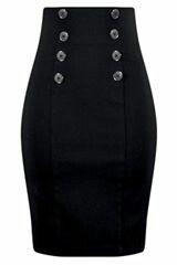 Elegantes Faldas De Talle Alto