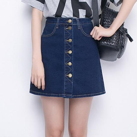 Elegantes Faldas De Talle Alto