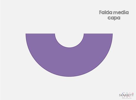 Trazo De Falda Circular Con Tablones Parte 1