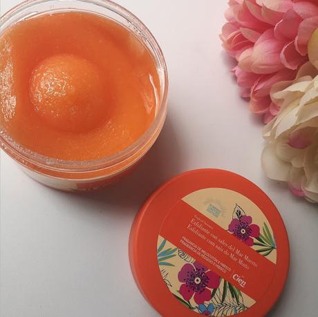 exfoliante melocotón