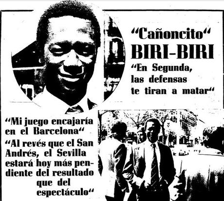 Biri era el Finidi sevillista de los años 70.