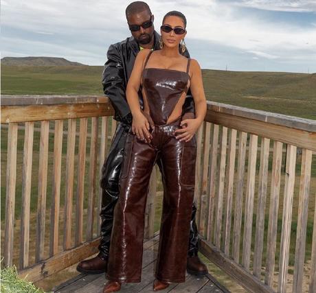 Kanye West y Kim Karshian