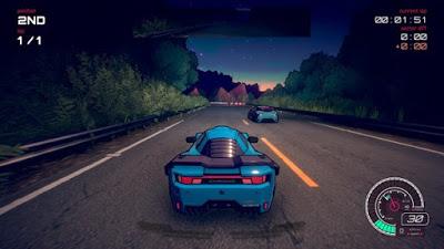 Inertial Drift; mecánicas twin stick en juego de conducción, también en físico Inertial Drift; mecánicas twin stick en juego de conducción, también en físico