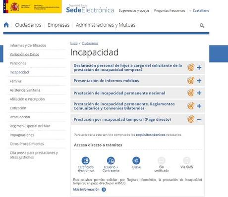 Como solicitar la prestación por baja médica al INSS