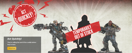 GW y FW avisan de miniaturas a punto de agotarse su stock, temporalmente