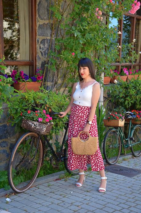 Falda de margaritas Falda de margaritas