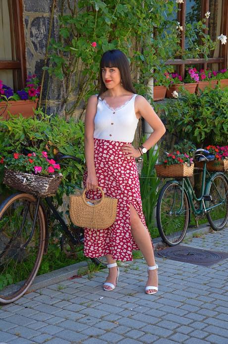 Falda de margaritas Falda de margaritas