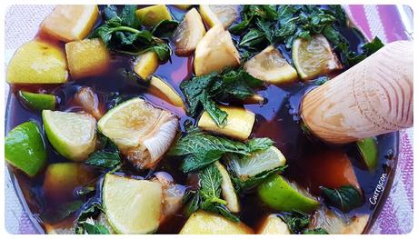 Mojito con azúcar de caña (con y sin alcohol) Mojito con azúcar de caña (con y sin alcohol)