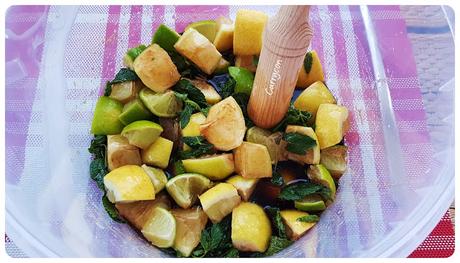 Mojito con azúcar de caña (con y sin alcohol) Mojito con azúcar de caña (con y sin alcohol)