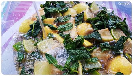 Mojito con azúcar de caña (con y sin alcohol) Mojito con azúcar de caña (con y sin alcohol)