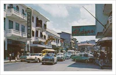 Avenida Central de la Ciudad de Panamá 1961