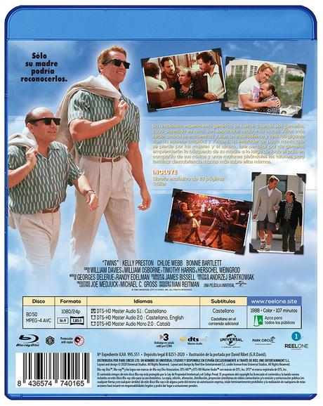 Lanzamiento en bluray de LOS GEMELOS GOLPEAN DOS VECES