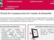 cambiado domicilio ¿Como indico todas administraciones publicas vez?