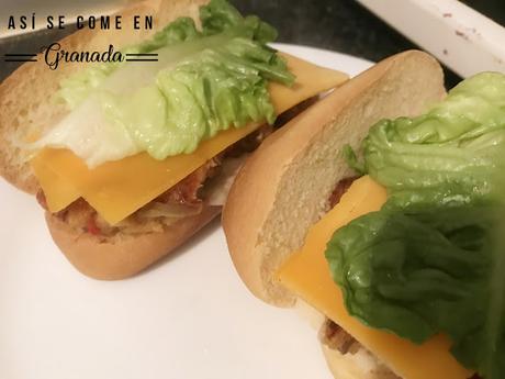 Hamburguesas de berenjena