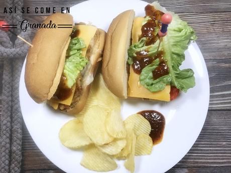 Hamburguesas de berenjena