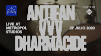 Concierto en streaming de Antifan, VVV y Dharmacide en Metropol Studios