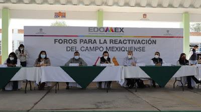 CONTINÚAN EN EDOMÉX LOS FOROS DE REACTIVACIÓN DEL CAMPO MEXIQUENSE