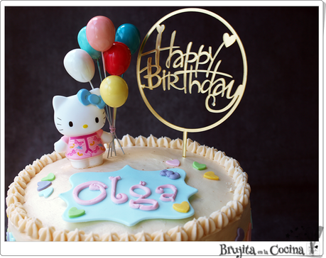 Tarta Hello Kitty - Olga cumple 4