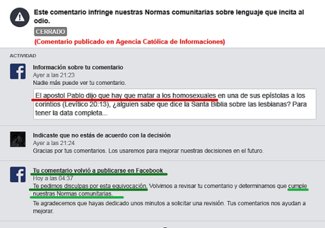 ES-CÁN-DA-LO: ¡¡Facebook censura a San Pablo el Apóstol (SPA)!!