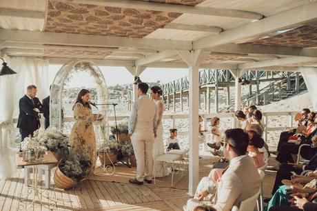 boda intima en la playa