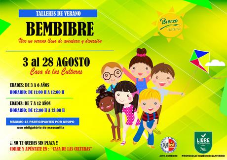 Talleres infantiles y cine de verano entre las actividades organizadas por el Ayuntamiento de Bembibre para la temporada estival