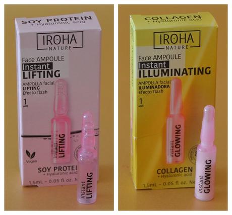 Las ampollas efecto “flash” de IROHA NATURE