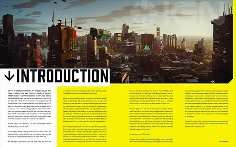 The World of  Cyberpunk 2077, previa de algunas páginas.