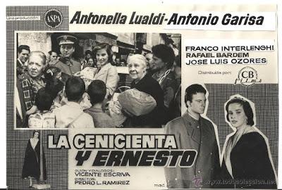 CENICIENTA Y ERNESTO, LA (Regina della povere gente, la) (España, Italia; 1957) Comedia, Vida normal, Social