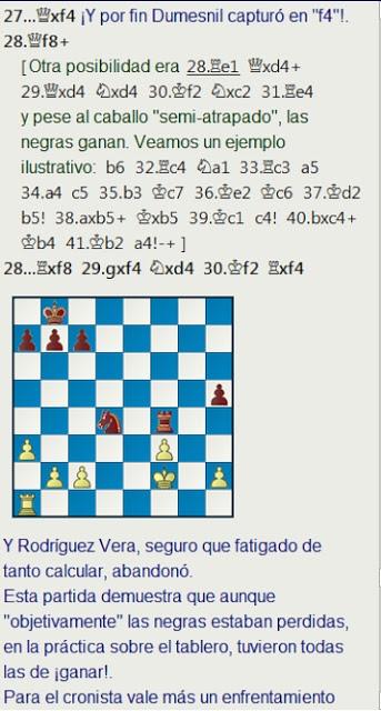 Una partida diabólica del ajedrez canario
