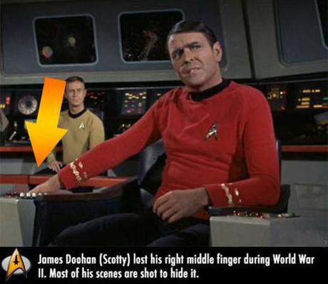 Scotty y porque escondía la mano en Star Trek (Curiosidad)