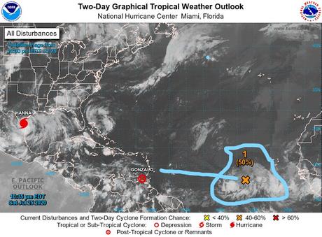 Se quiere formar un ciclón; se llamaría Isaías.