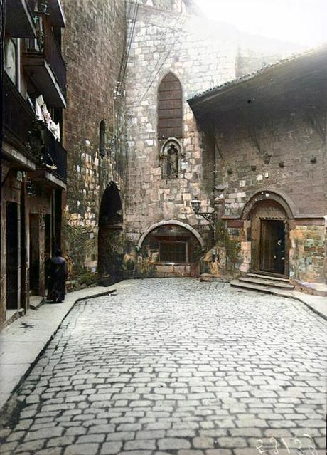 1918: entrada a la Catedral por Ruamayor