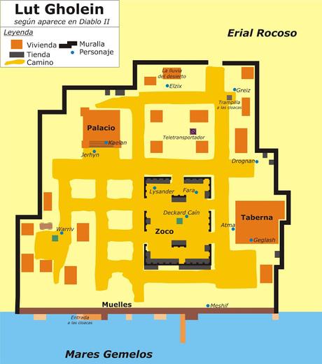 Planos y mapas del Diablo II para usar en partidas de rol