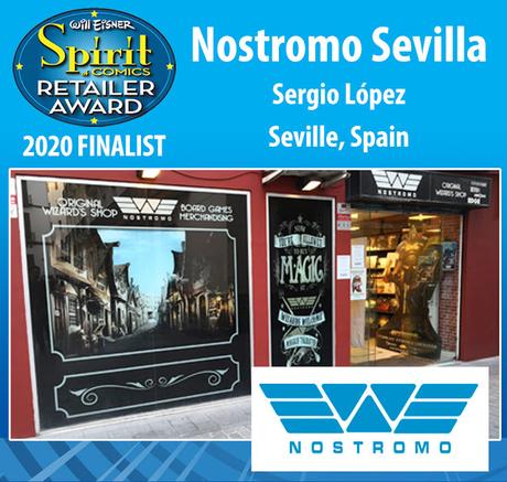 Nostromo Cómics Sevilla gana el Will Eisner Spirit of Comics Retailer Award 2020