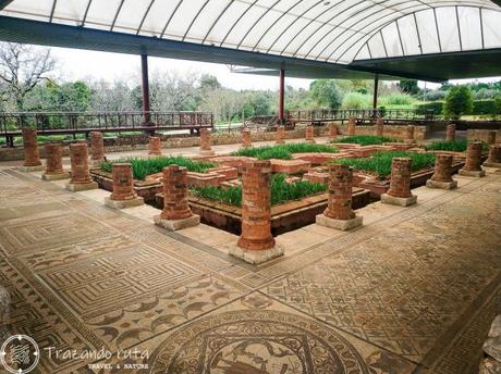 Conímbriga, ruinas romanas en Portugal casa dos repuxos conímbriga