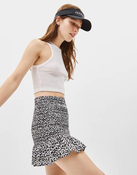 Falda Amarilla De Cuadros Bershka - Paperblog