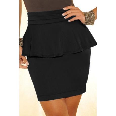 Faldas Negras Elegantes