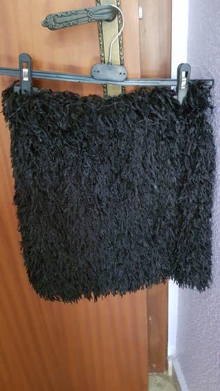 Falda Plumas Edicion Limitada Zara