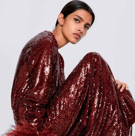 Falda Plumas Edicion Limitada Zara