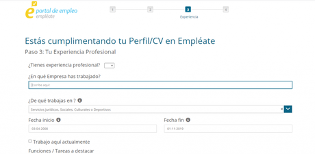 Como inscribirse en el portal Empléate del SEPE