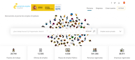 Como inscribirse en el portal Empléate del SEPE