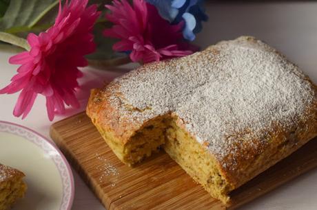 Blondie Vegano de Plátano y Nueces